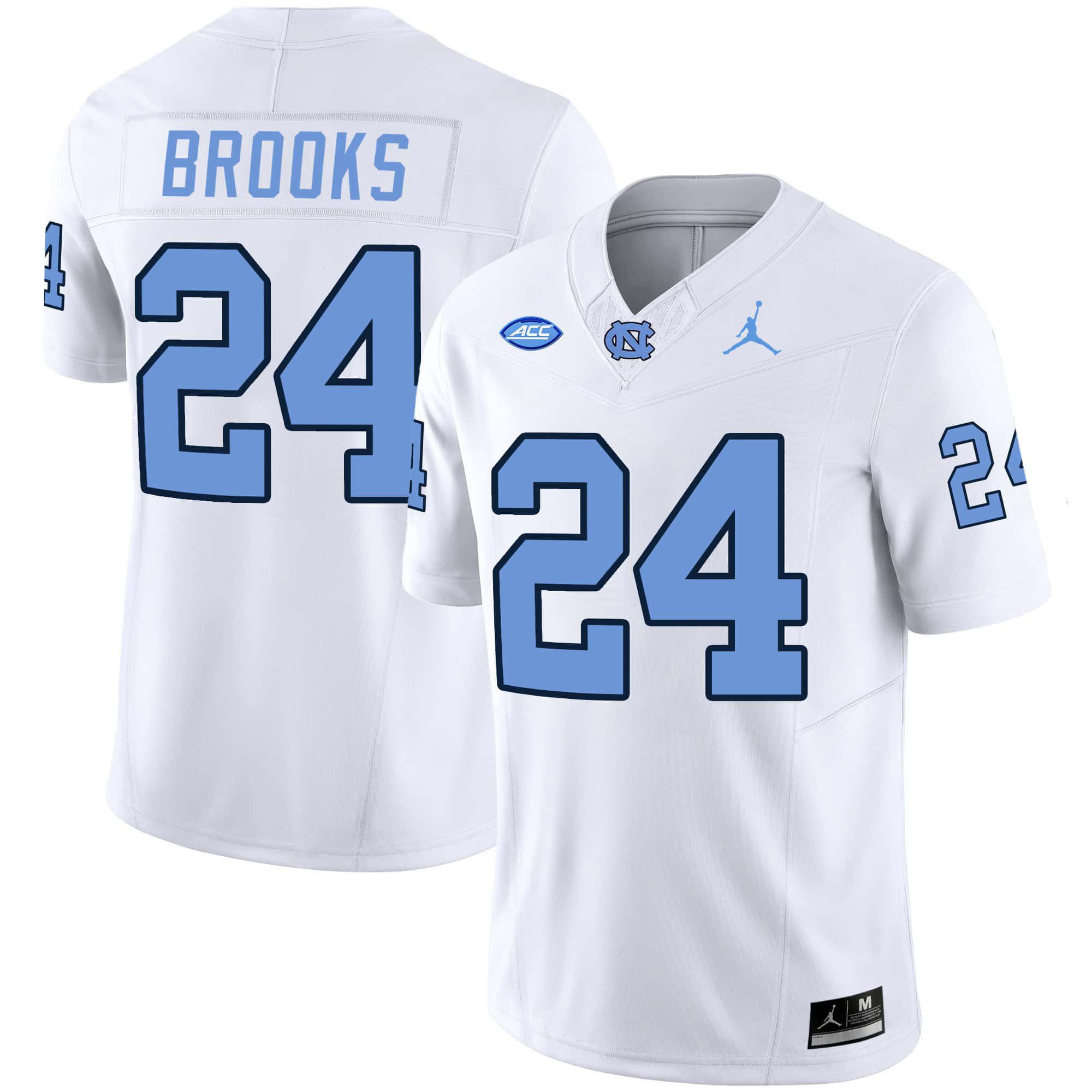 Men North Carolina Tar Heels #24 Brooks White 2024 Vapor Limited NCAA Jersey->indianapolis colts->NFL Jersey